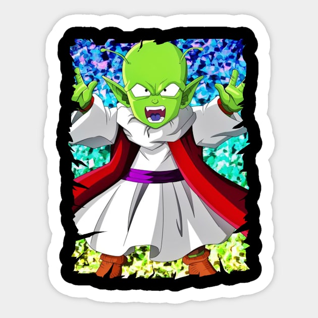 DENDE MERCH VTG Sticker by Kiecx Art